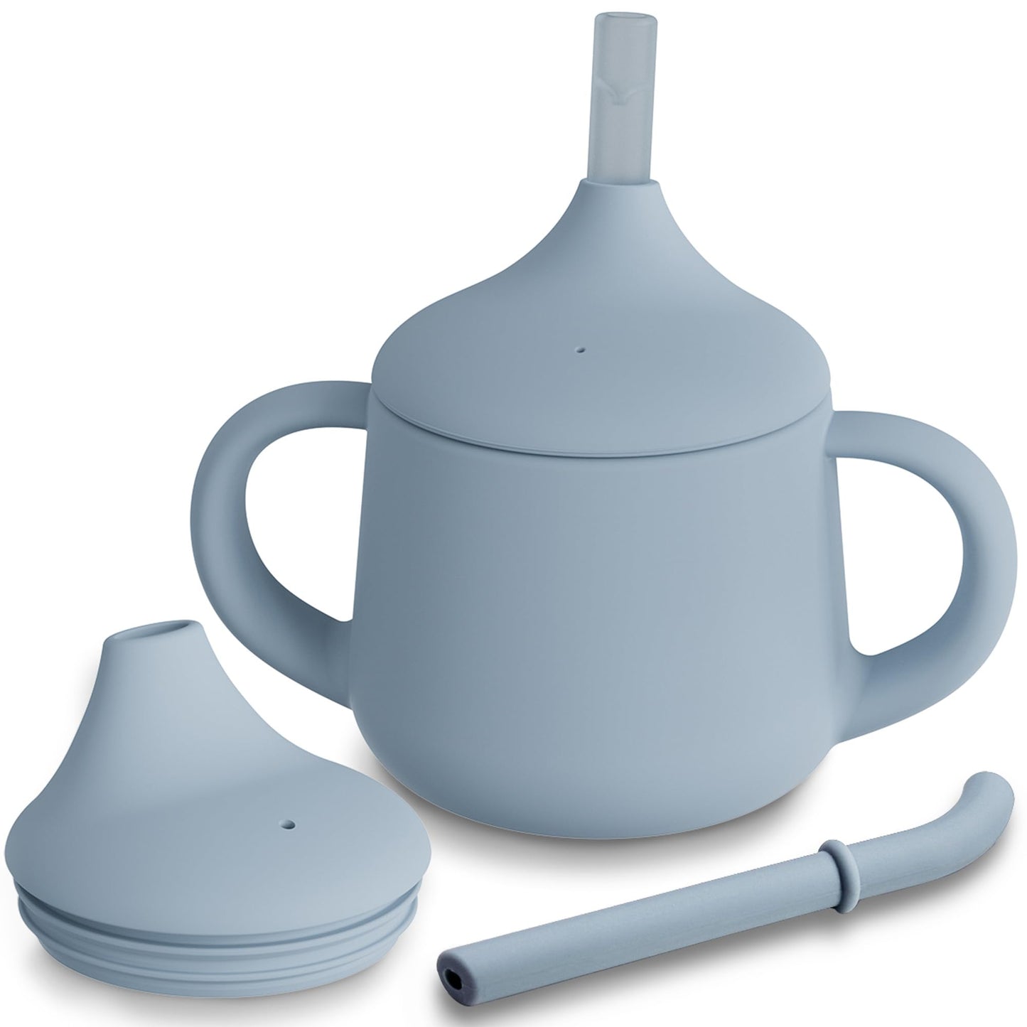 Moonkie 3-in-1 Food-Grade Silicone Training Cup (4 oz)