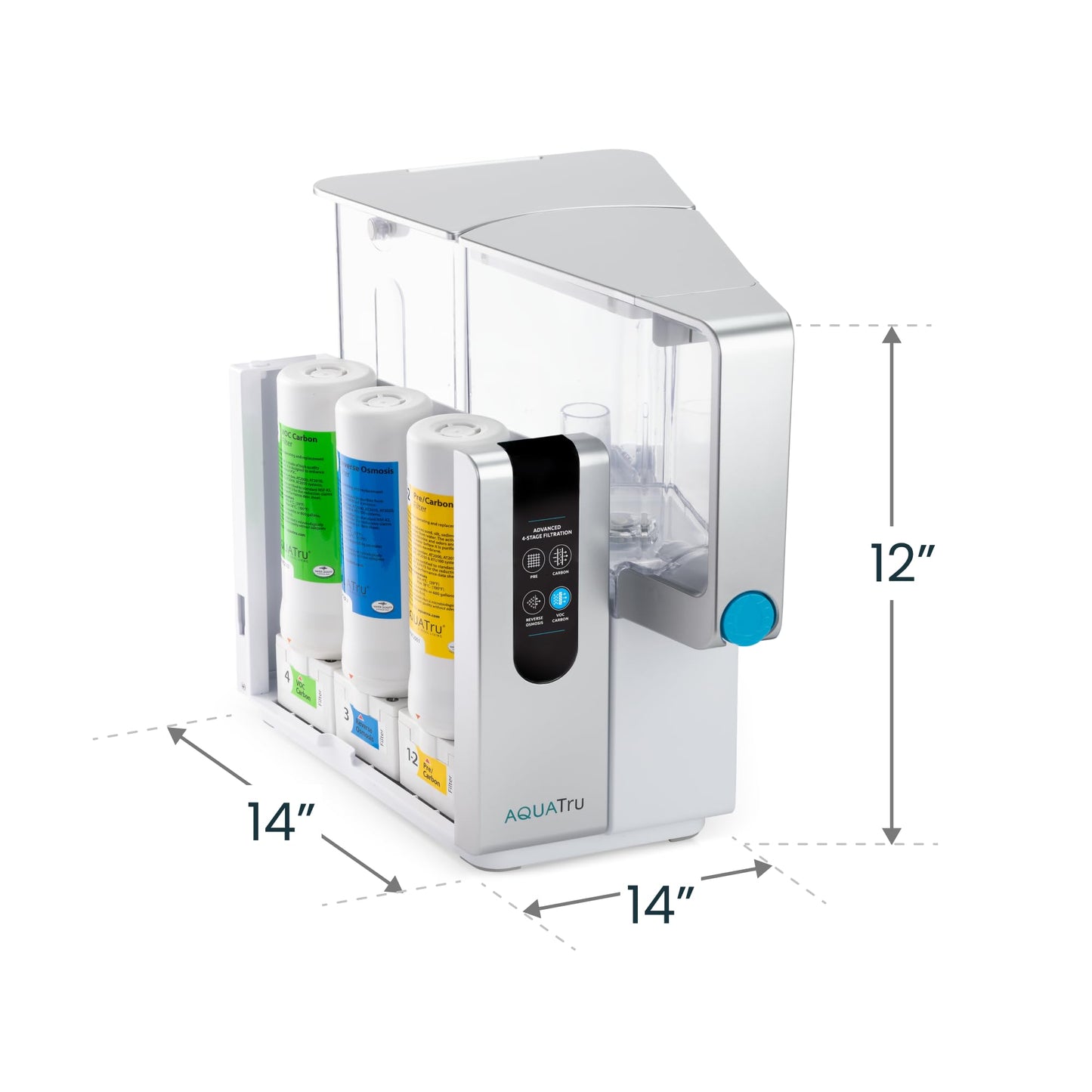 AquaTru Classic Countertop Reverse Osmosis Water Purifier: Certified for PFAS, Lead, and Fluoride