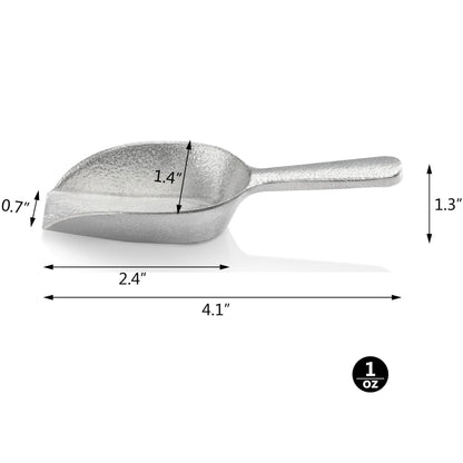 New Star Cast Aluminum Utility Scoop (2 oz) | TRUE Shift Flat-Bottom Eco Scoop