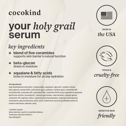 Fragrance-Free Vegan Ceramide Barrier Serum – Cocokind