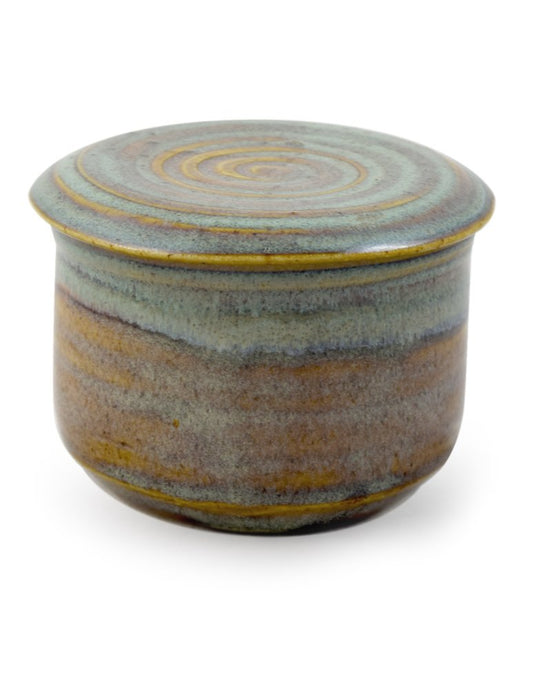 American Stoneware French Butter Keeper Crock – Handmade Ceramic Pantry Crock