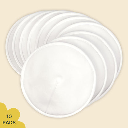 Nintara Baby 6-Pack Organic Bamboo Cotton Reusable Nursing Pads