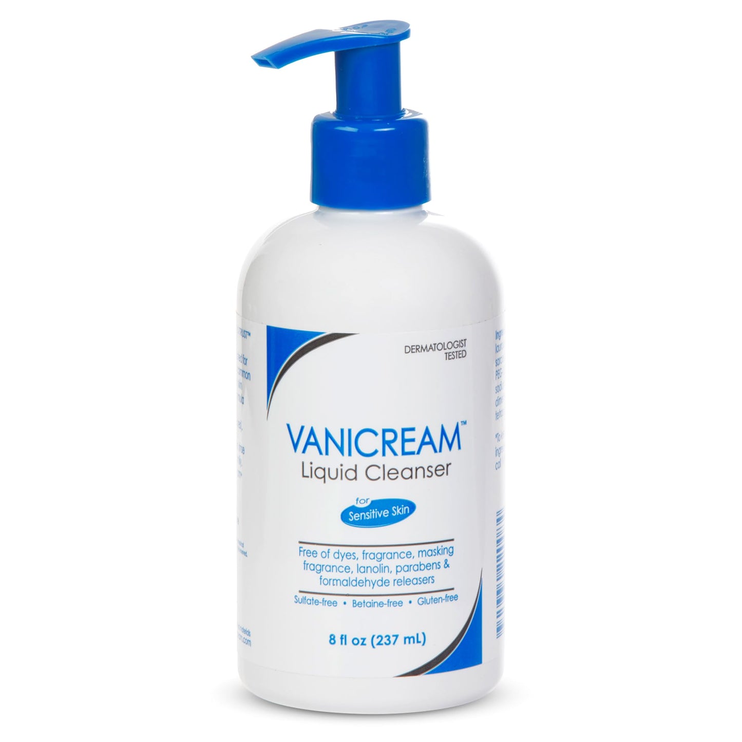 Fragrance-Free, Sulfate-Free Gentle Liquid Cleanser for Face & Body – Vanicream