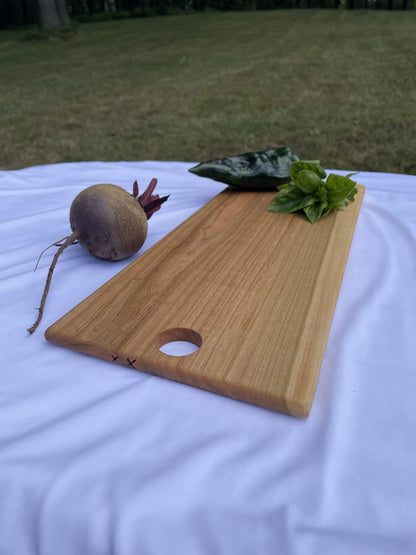 Michigan Handmade Wild Black Cherry Board: One-Solid-Piece & Glue-Free.