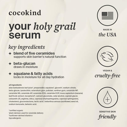 Fragrance-Free Vegan Ceramide Barrier Serum – Cocokind