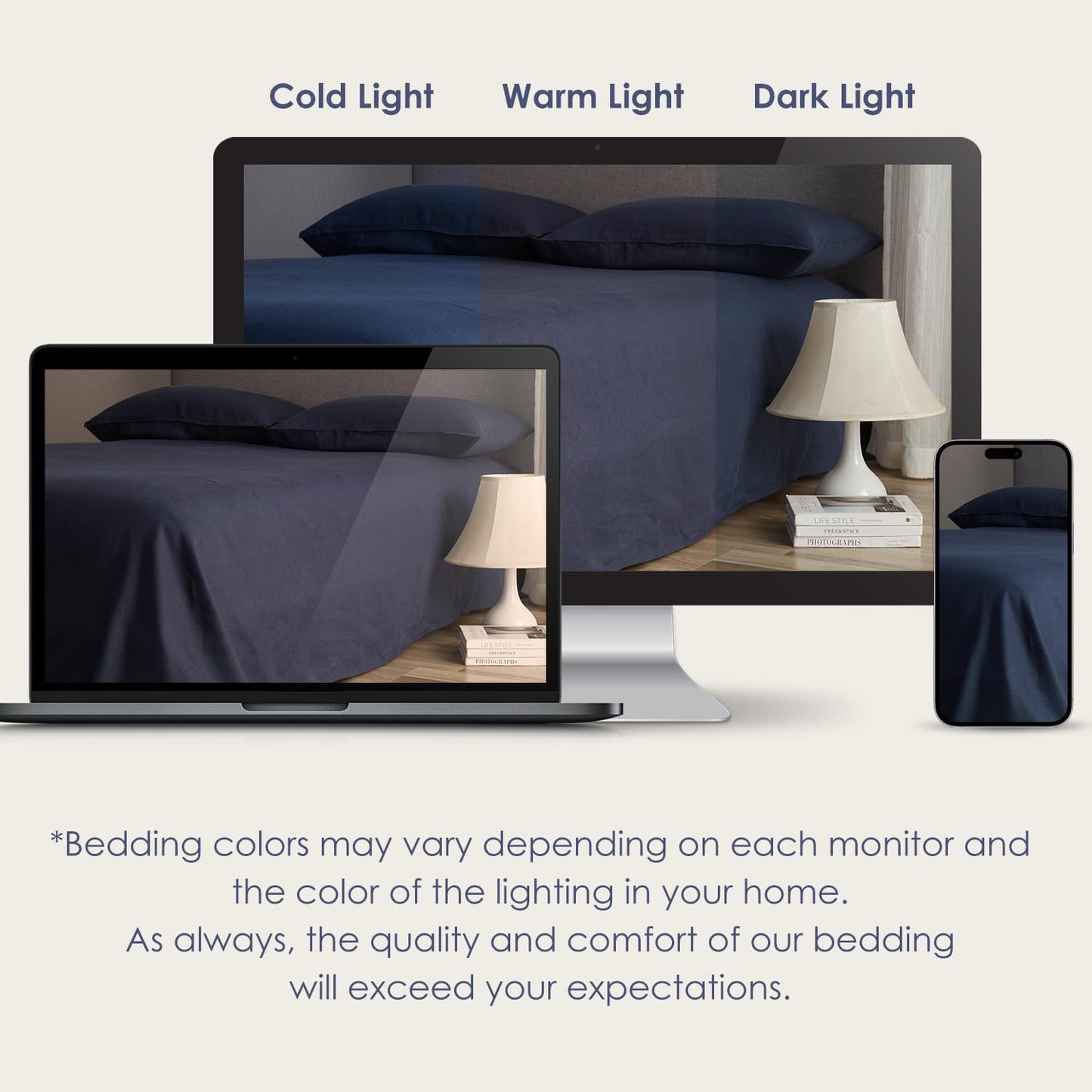 DAPU 100% Pure French Linen Sheets: Natural Normandy Flax Set