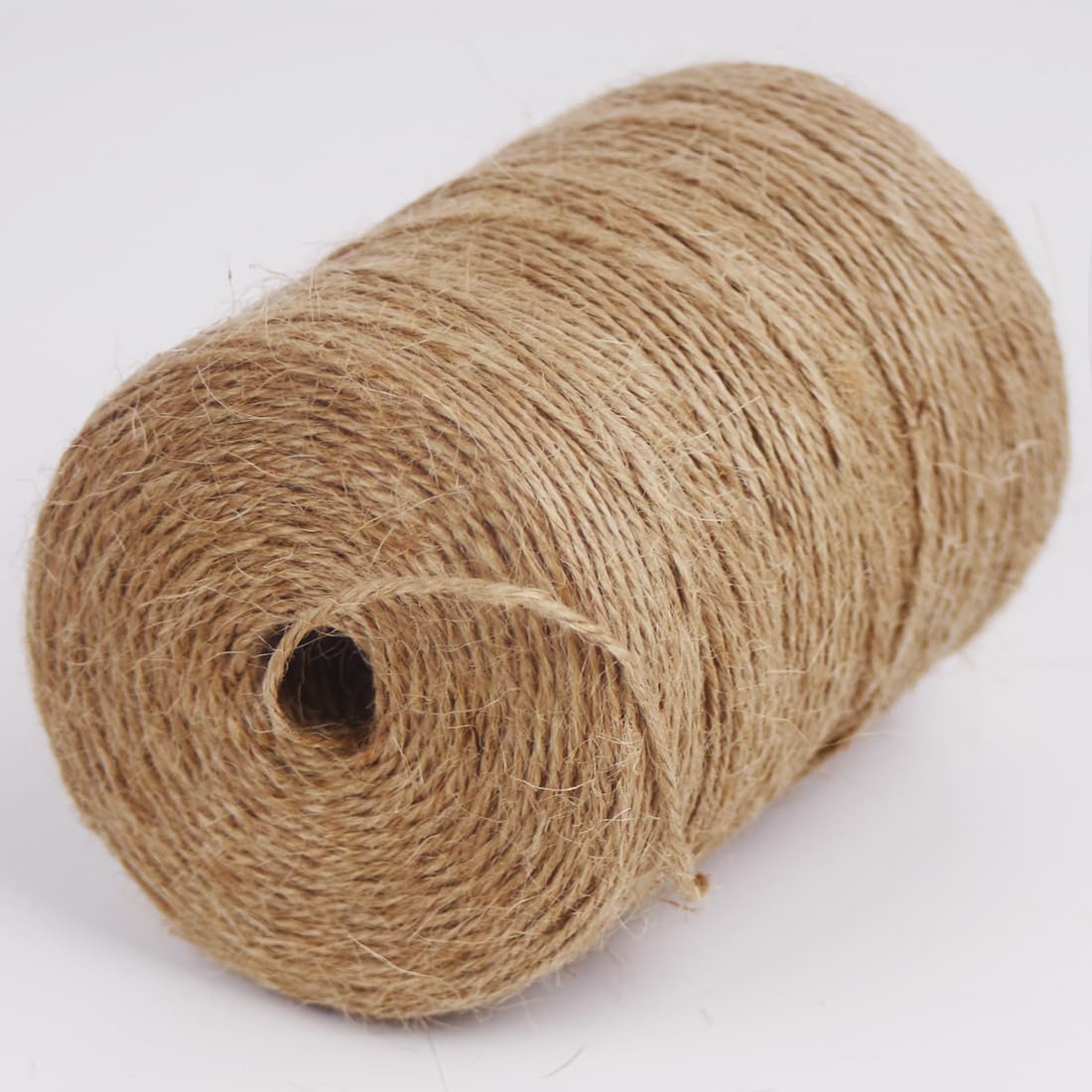 100% Natural Jute Twine: 1100 Feet of Biodegradable Cord for Zero-Waste Crafting and Gardening
