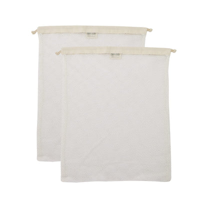 Simple Ecology GOTS Certified Organic Cotton Mesh Laundry Bags (Set of 3)
