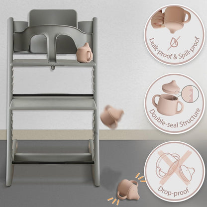 Moonkie 3-in-1 Food-Grade Silicone Training Cup (4 oz)