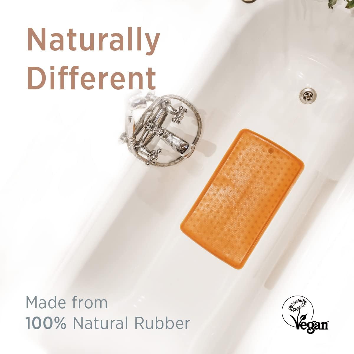 HEVEA Natural Rubber Wave Bath Mat: Plastic-Free & Biodegradable