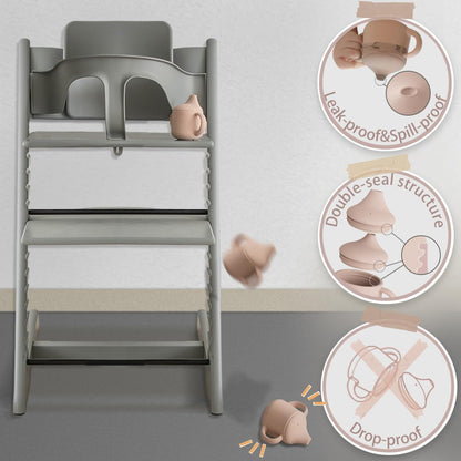 Moonkie 3-in-1 Food-Grade Silicone Training Cup (4 oz)