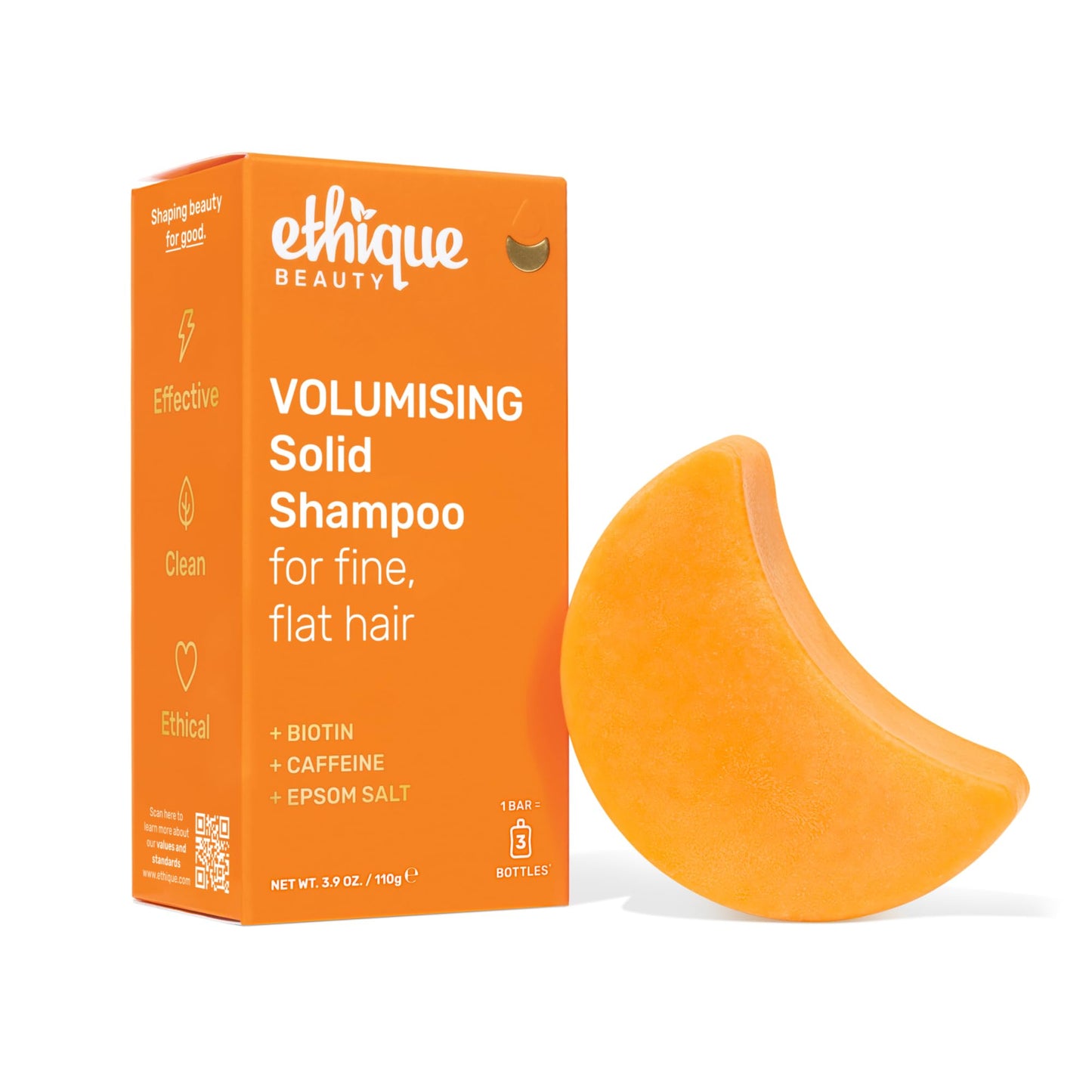 Ethique "Professor Curl" Shea Butter Shampoo Bar: Plastic-Free