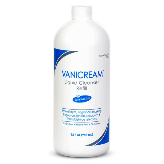 Vanicream Liquid Cleanser Refill bottle on a white background