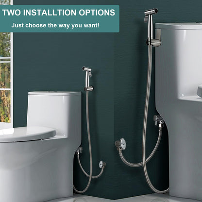 Pugrwei 304 Stainless Steel Handheld Cloth Diaper & Bidet Sprayer Set