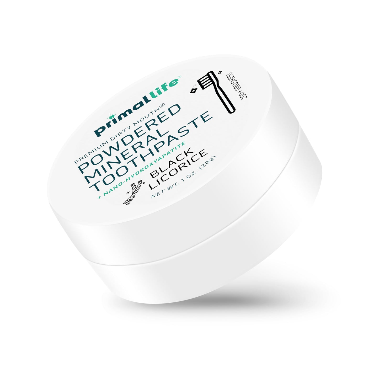 Primal Life Organics Dirty Mouth Toothpowder: Sweet Bubblegum 0.25 oz