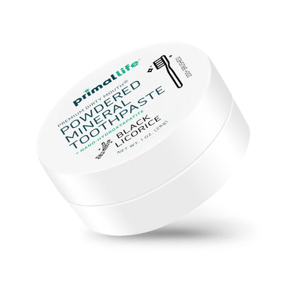 Primal Life Organics Dirty Mouth Toothpowder: Sweet Bubblegum 0.25 oz