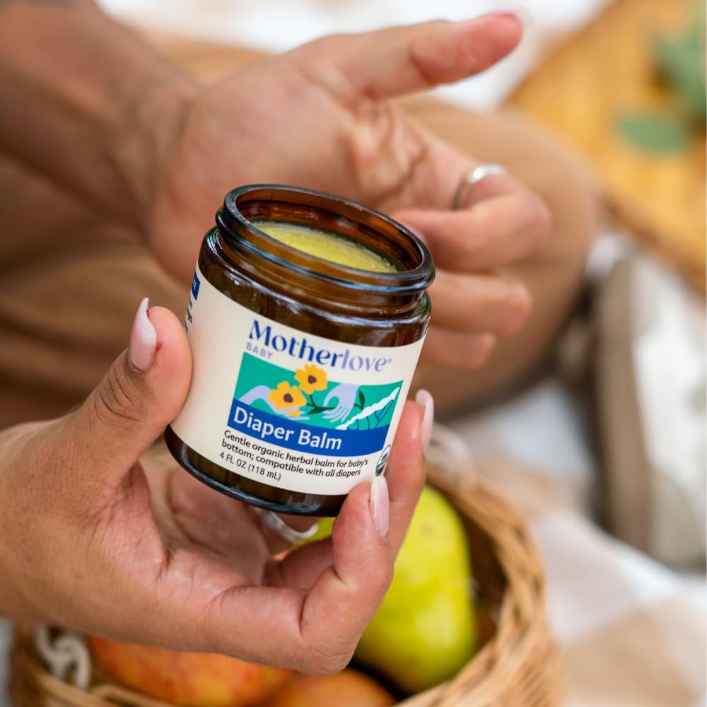 Motherlove Organic Diaper Balm: Herbal Petroleum-Free Relief