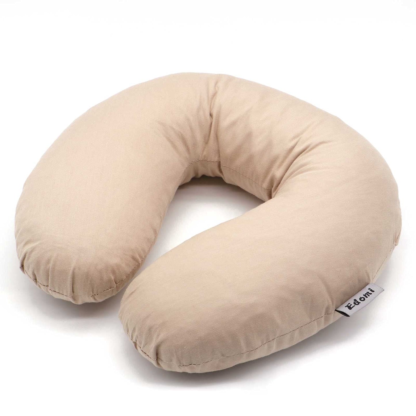 Edomi U-Shaped Adjustable Buckwheat Hull Neck & Shoulder Pillow