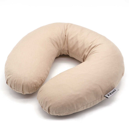 Edomi U-Shaped Adjustable Buckwheat Hull Neck & Shoulder Pillow