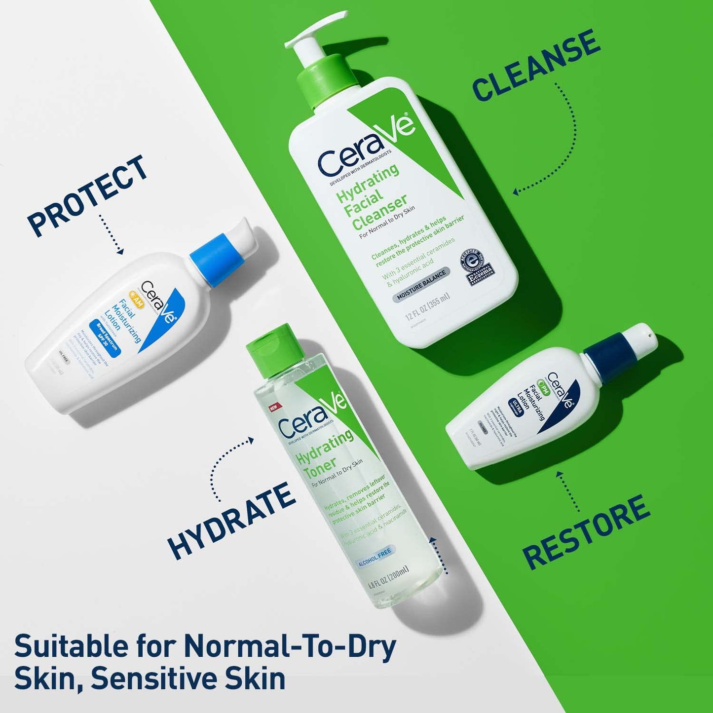 Alcohol-Free Hydrating Toner with Ceramides & Hyaluronic Acid – CeraVe