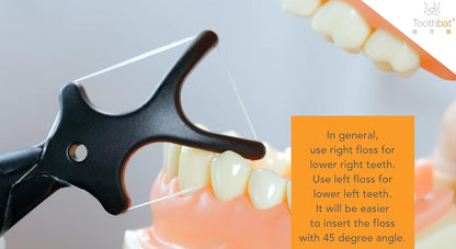 WOW Adult Flosser (Pack of 3) | TRUE Shift Reusable Dental Floss Holder