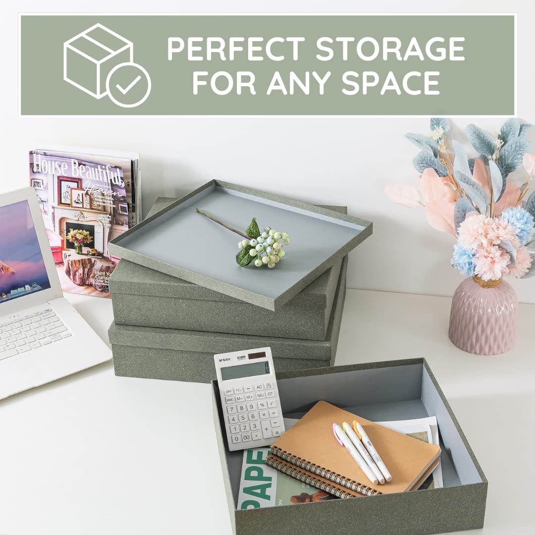 End Plastic Bins: Decorative Storage Boxes Made from Premium, Recyclable Kraft Paper