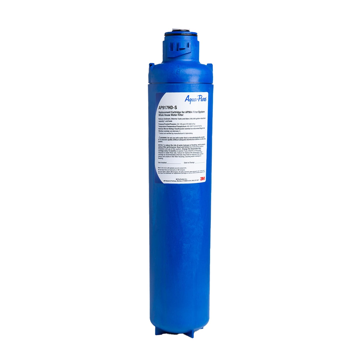 3M Aqua-Pure AP904: Heavy-Duty 304 Stainless Steel Filter to Eliminate Chlorine & Scale