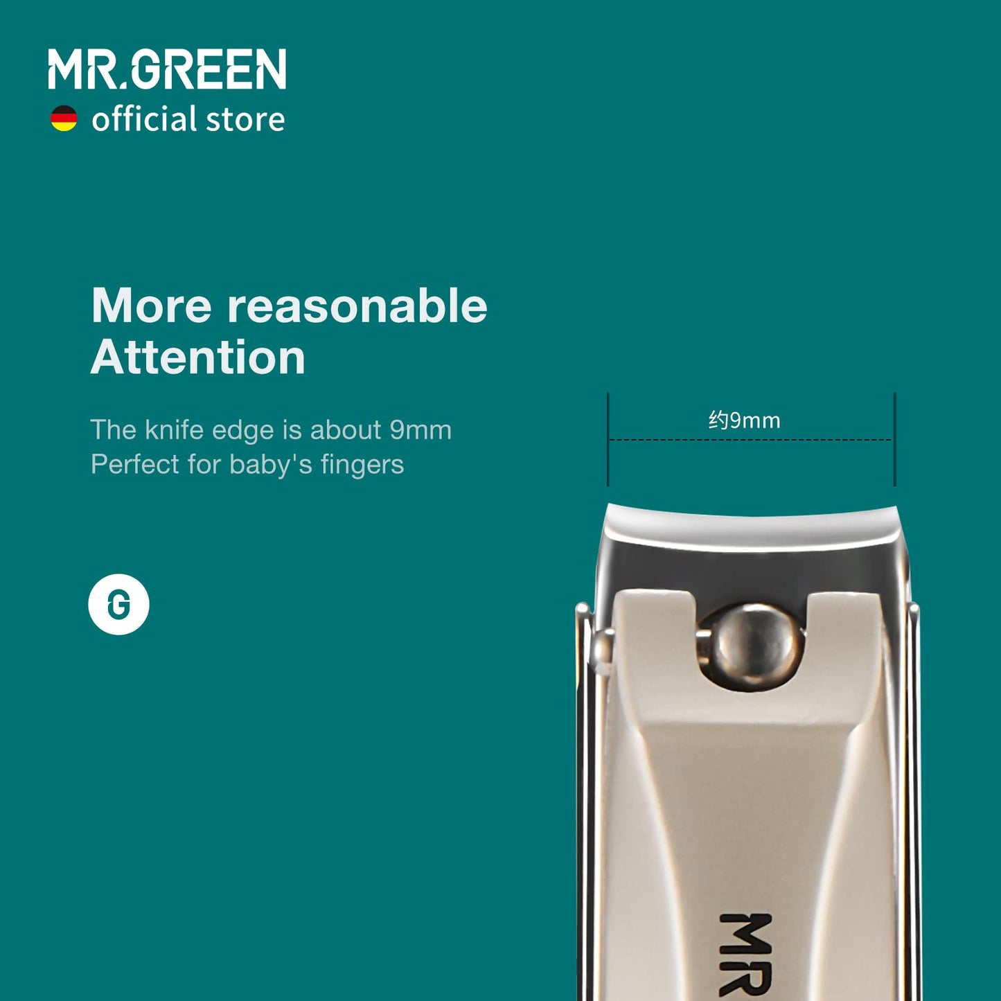 MR.GREEN Baby Safety Clippers: Medical-Grade Anti-Splash Tool