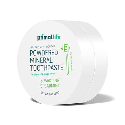 Primal Life Organics Dirty Mouth Toothpowder: Sweet Bubblegum 0.25 oz