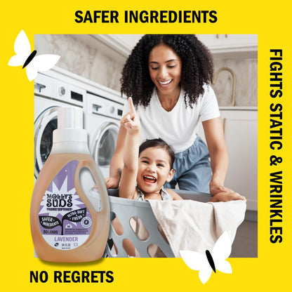 Molly’s Suds Vinegar-Powered Liquid Fabric Softener for Sensitive Skin