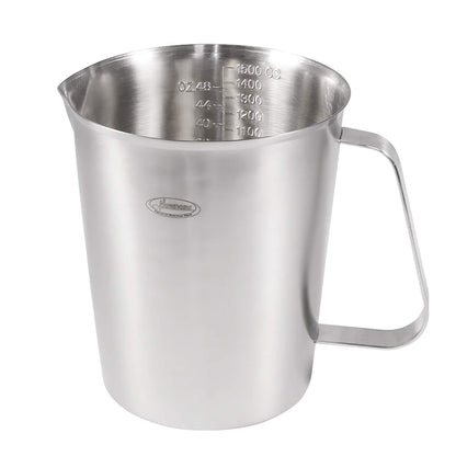Newness Stainless Steel Measuring Cup with Triple Measurement Scales