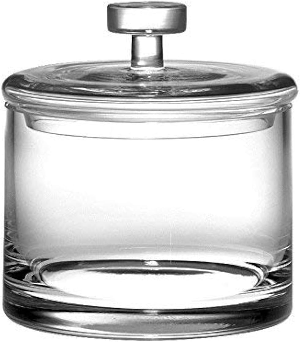 Barski Handmade Glass Biscuit Jar and Candy Box (6" Height)