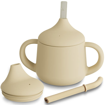 Moonkie 3-in-1 Food-Grade Silicone Training Cup (4 oz)