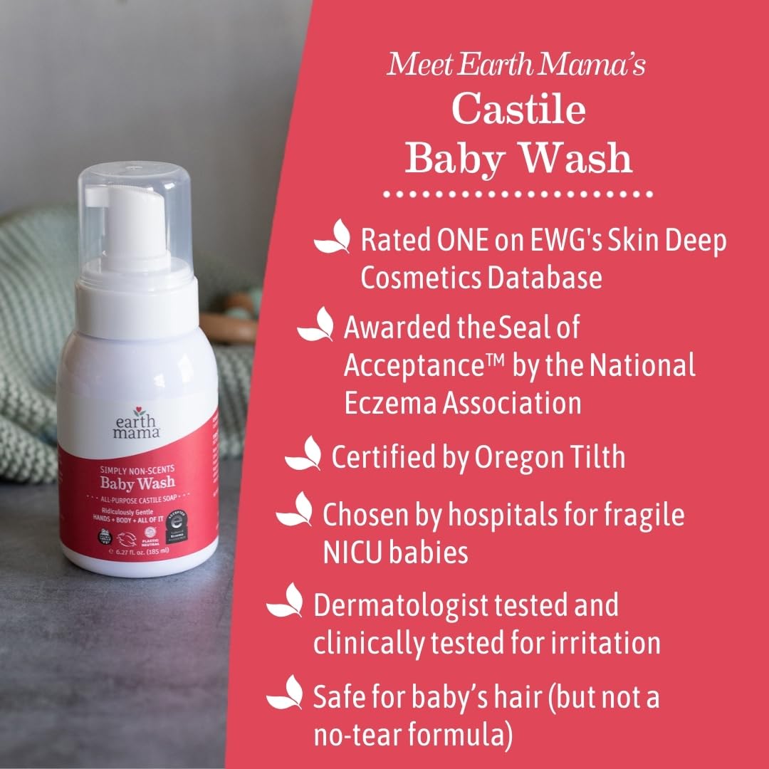 Earth Mama Simply Non-Scents: Organic Foaming Castile Refill