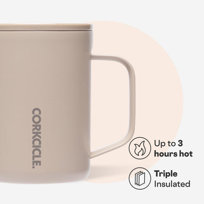 Corkcicle Classic 16 oz Triple-Insulated Stainless Steel Mug