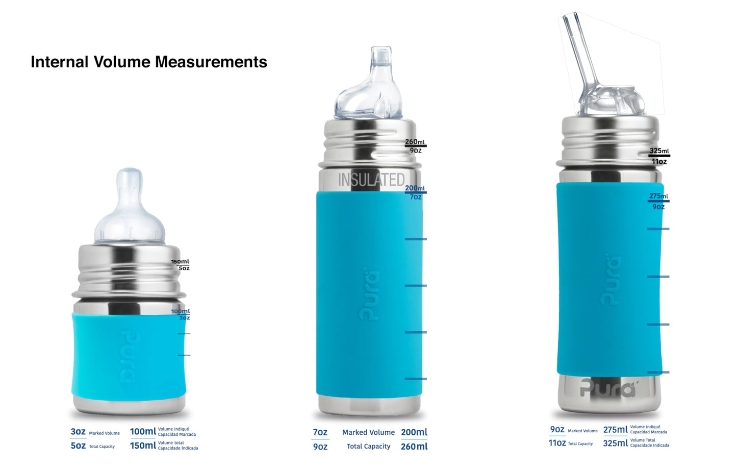 Pura Kiki 11oz MadeSafe Certified 100% Plastic-Free Sippy Cup