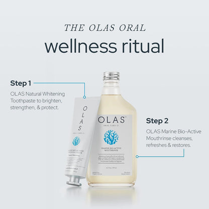 Alcohol-Free Marine Bio-Active Mouthwash, Fluoride-Free & Botanical – Olas