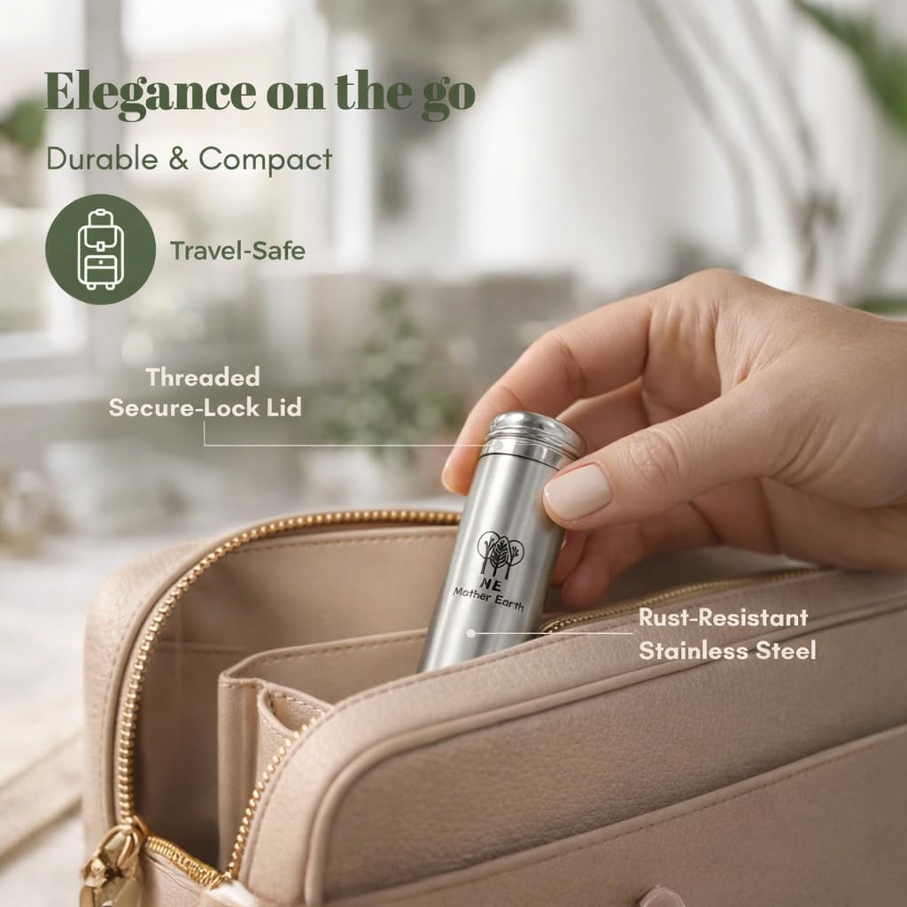 Biodegradable Bamboo Charcoal Dental Floss, Refillable Steel Container, Vegan – Me Mother Earth
