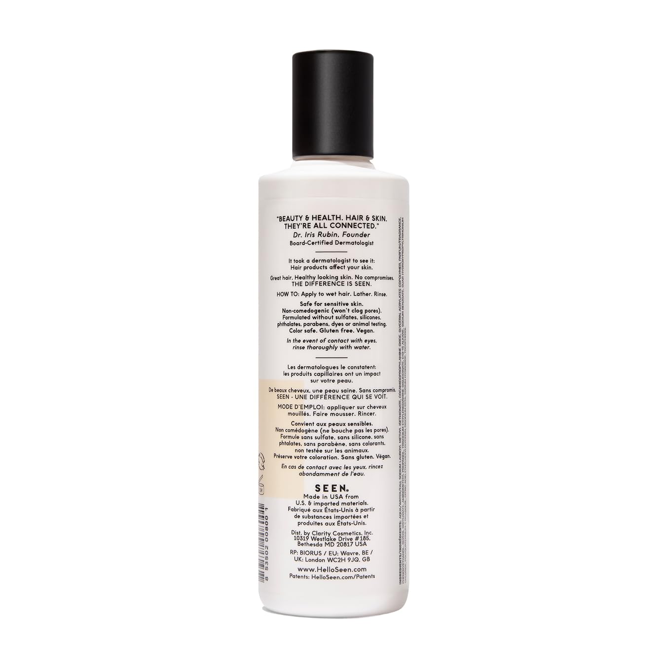 Fragrance-Free Sulfate-Free Daily Shampoo, Dermatologist-Developed – SEEN