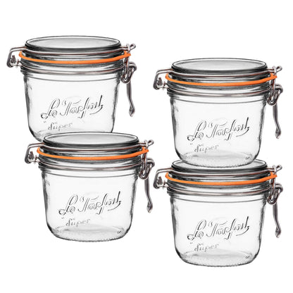 Le Parfait Super Terrine Jar - 4oz (Pack of 4) French Glass