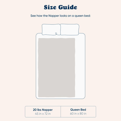 Bearaby Organic Cotton Napper: 100% Hand-Knit Weighted Blanket