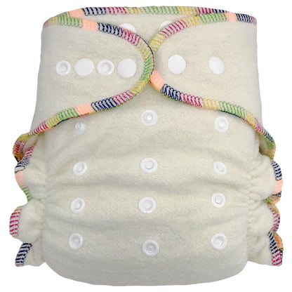 EcoAble Overnight Hemp Fitted Cloth Diapers: Adjustable Organic Purity