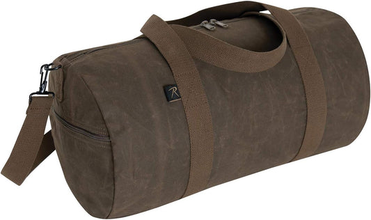 Rothco 19″ Waxed Canvas Duffel Bag | TRUE Shift Tough Waxed Canvas Travel Tote