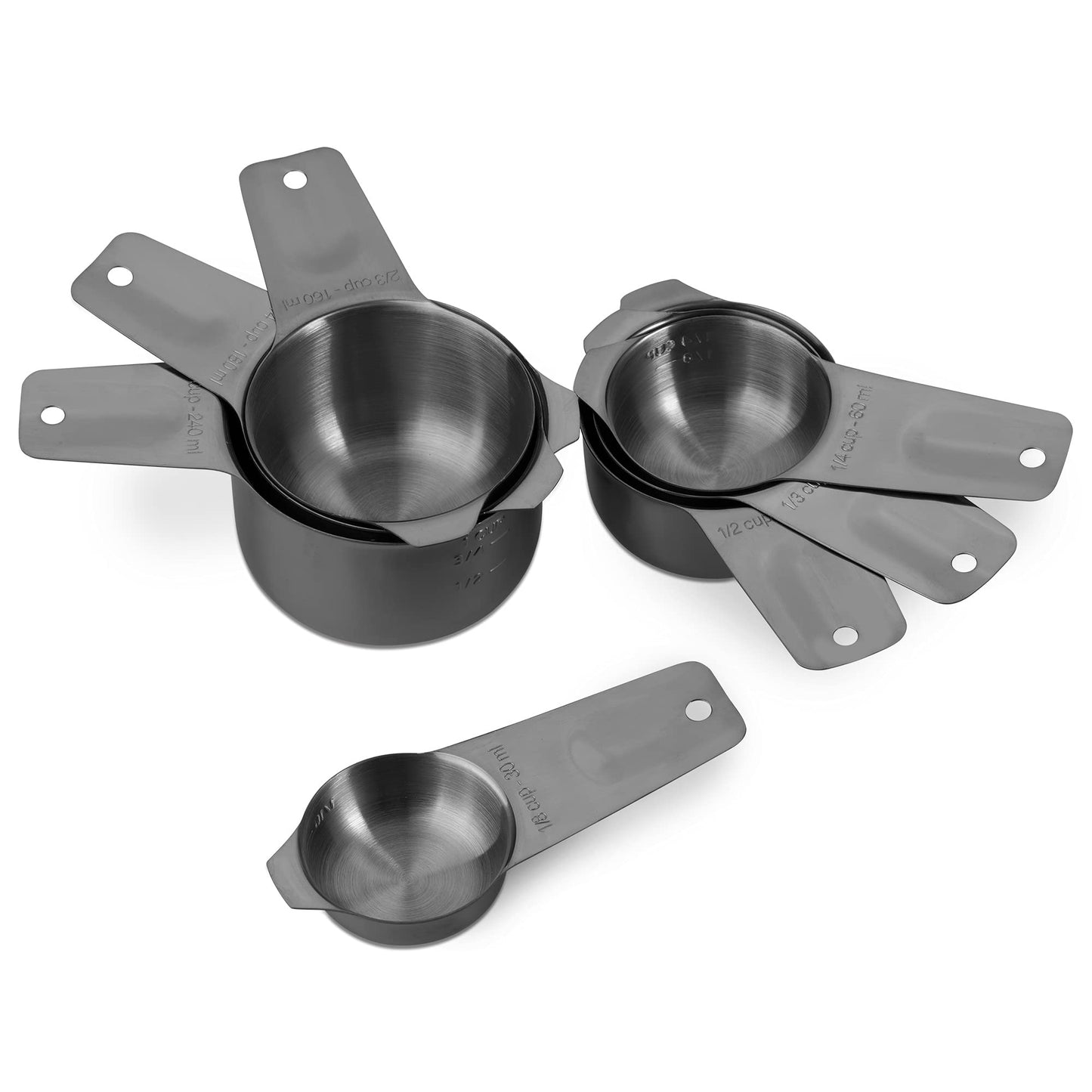 13-Piece 18/8 Stainless Steel Measuring Set with Ergonomic Handles