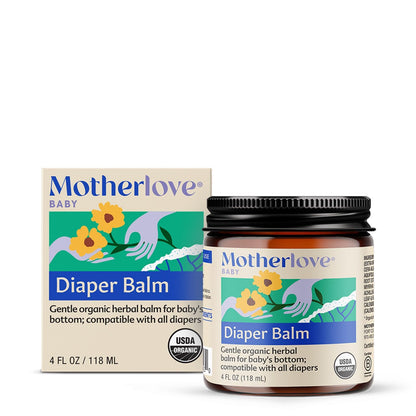 Motherlove Organic Diaper Balm: Herbal Petroleum-Free Relief