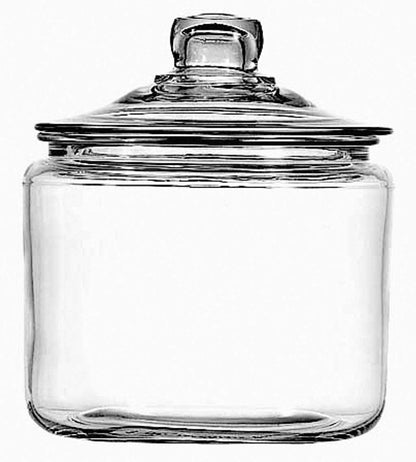 Anchor Hocking Heritage Hill 2-Gallon Glass Jar with Glass Lid