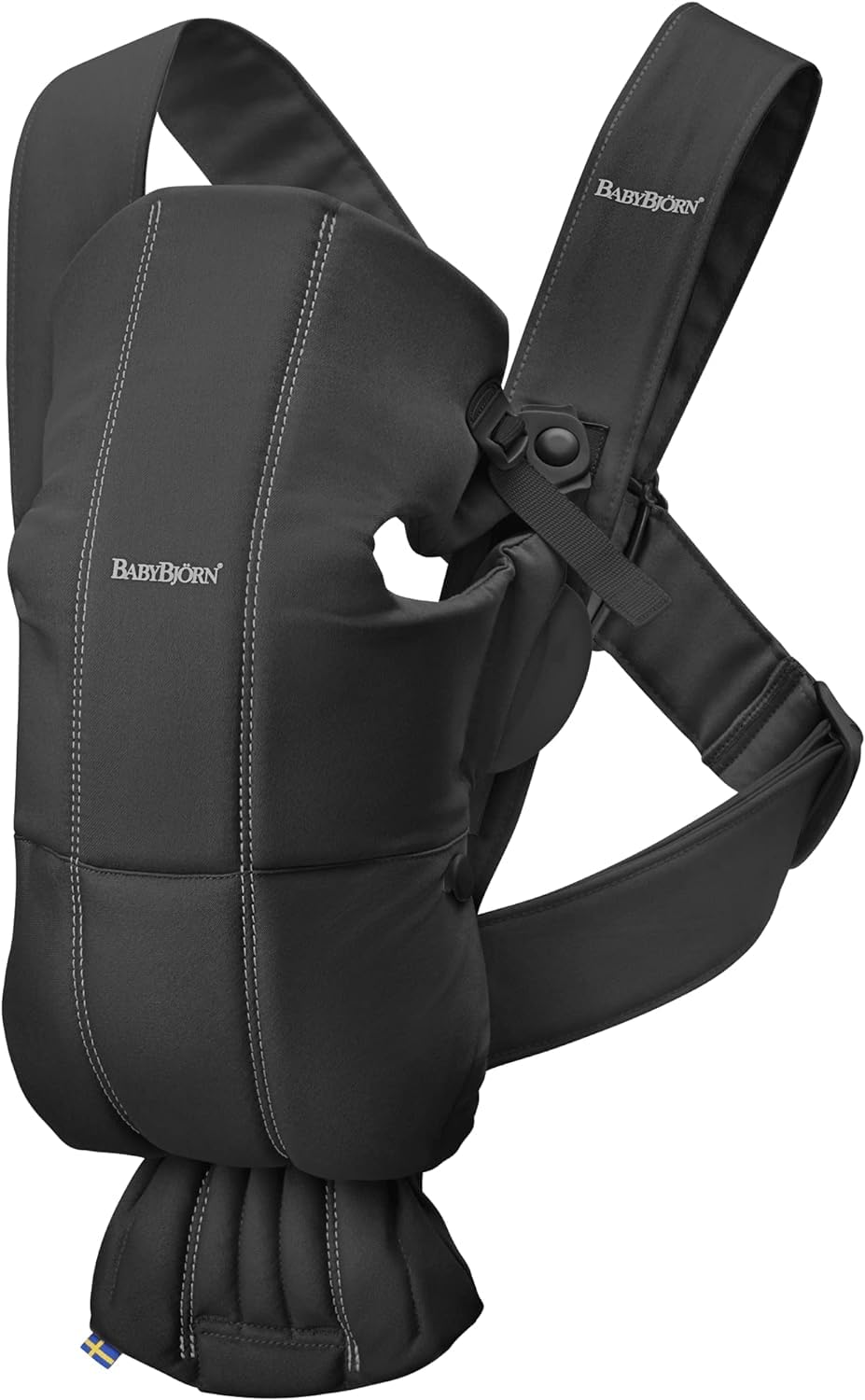 BabyBjörn Baby Carrier Mini: Soft BCI Cotton for Newborns