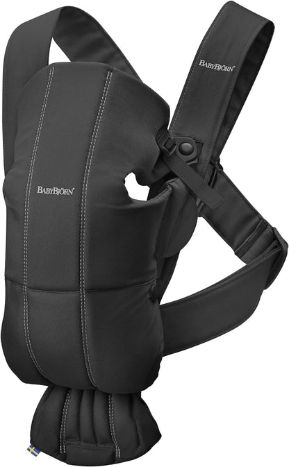 BabyBjörn Baby Carrier Mini: Soft BCI Cotton for Newborns