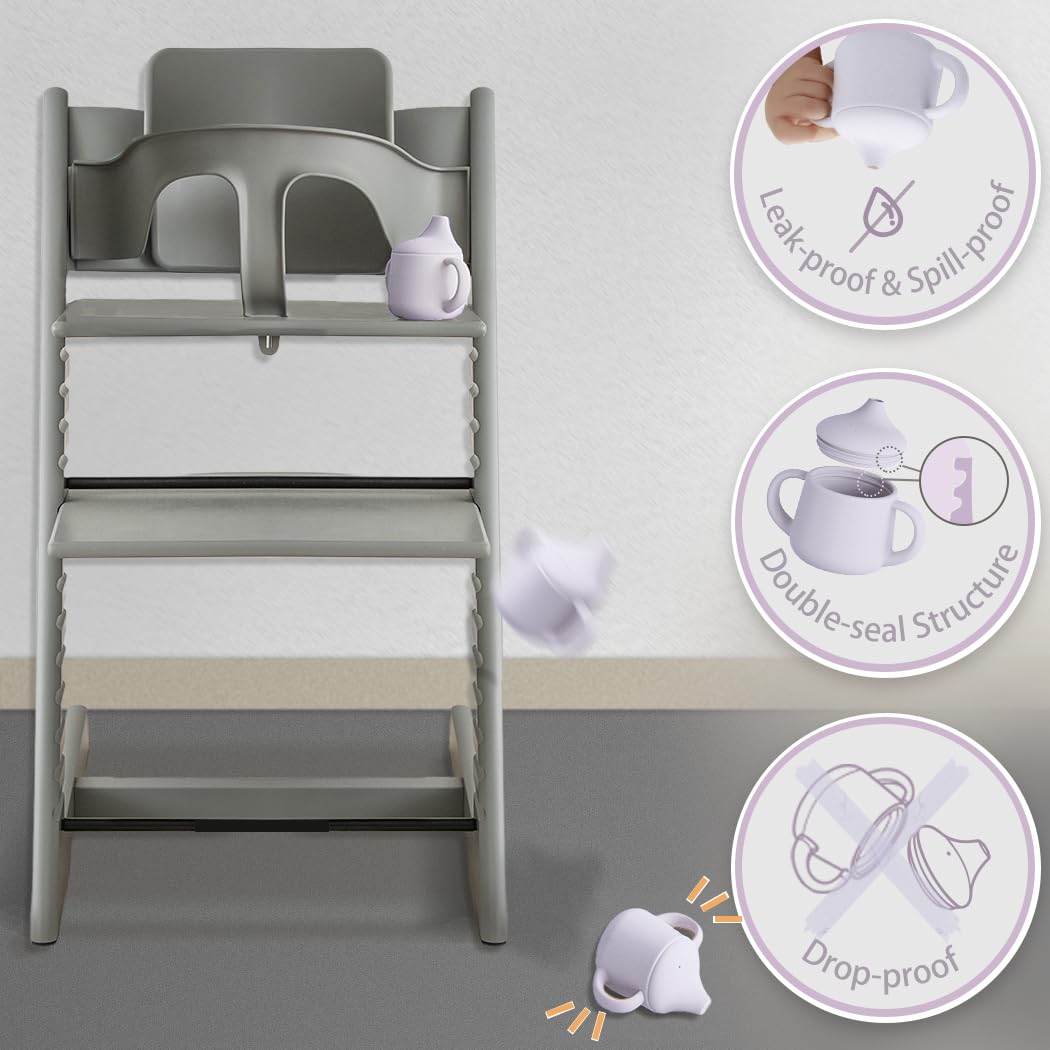 Moonkie 3-in-1 Food-Grade Silicone Training Cup (4 oz)