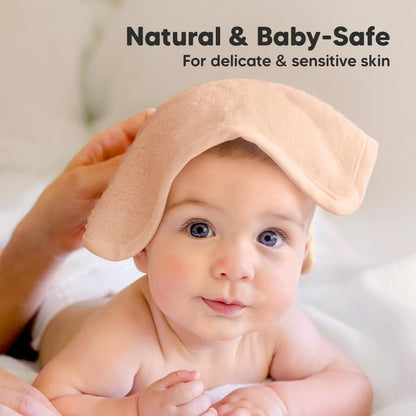 KeaBabies Bamboo Washcloths: 500GSM Ultra-Soft 6-Pack